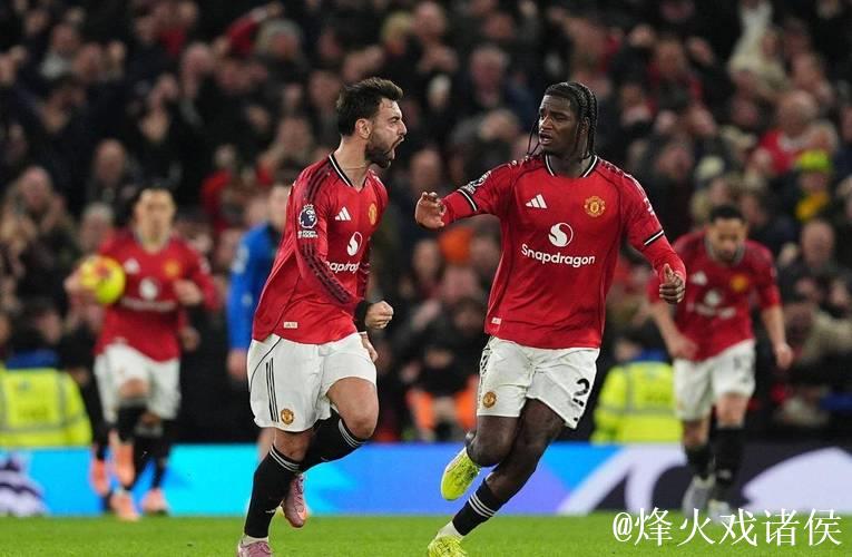 曼联4-4遭84分钟绝平，B费传射闪耀，库尼亚打破进球荒痛失胜机
